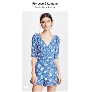 For love and lemons romper - NWT
